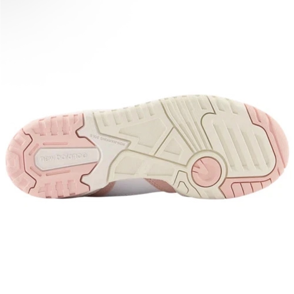 New Balance 550 Women's Pink and White Sneakers - Picture 4 of 4